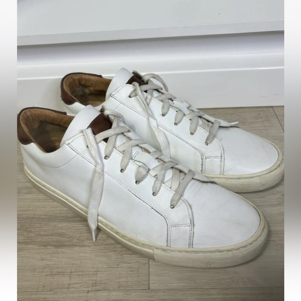 TO BOOT NEW YORK Men's Devin Leather Sneakers Retail $350 Sz 13 Made In Italy